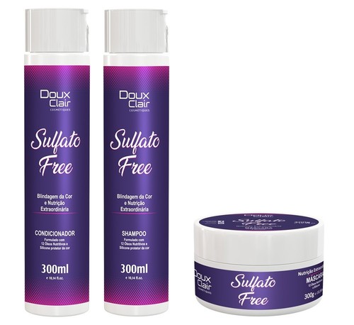 Doux Clair Sulfato Free Kit Hidratação Sem Sulfato