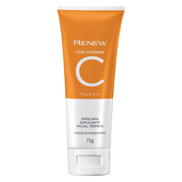 Avon Renew Máscara Esfoliante Facial Térmica Vitamina C - 75g