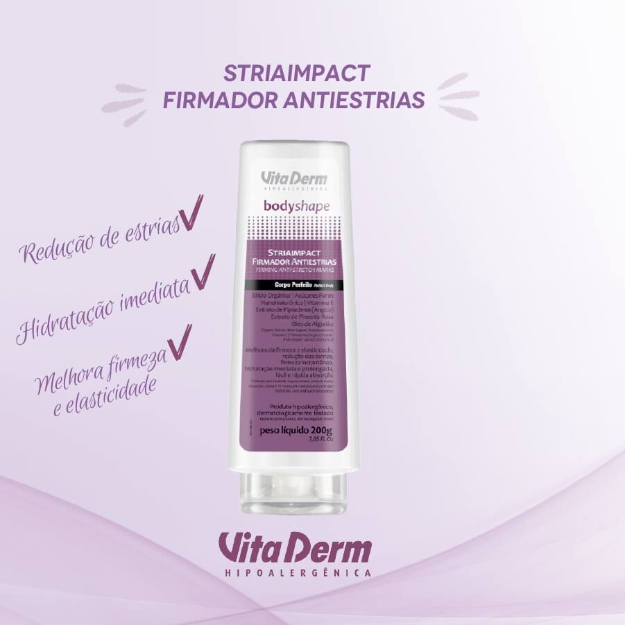 Vita Derm Striaimpact Firmador Antiestrias Body Shape 200gr