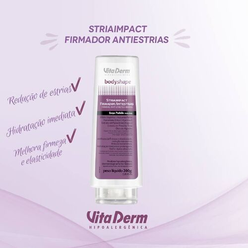 Vita Derm Striaimpact Firmador Antiestrias Body Shape 200gr