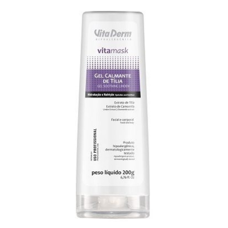 Vita Derm Mask Gel Calmante de Tília 200g