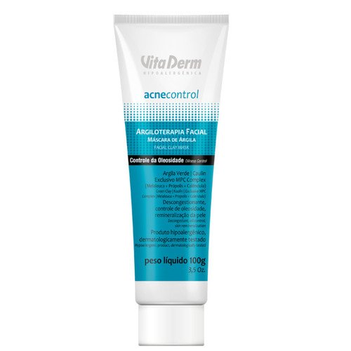 Vita Derm Acne Control Máscara de Argila Facial 100g