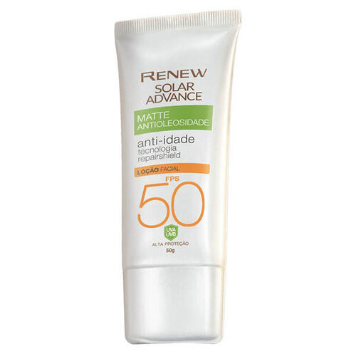 Avon Renew Solar Advance Matte Anti-Idade FPS 50