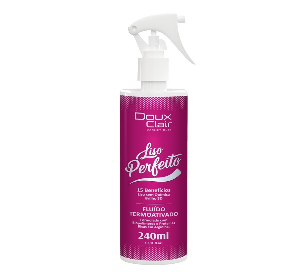 Doux Clair Liso Perfeito Fluido Teramoativado de efeito Liso 240ml
