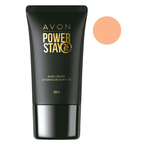 Avon Power Stay Base Líquida Bege Médio 30ml