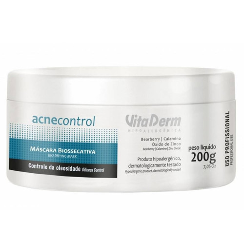 Vita Derm Acne Control Máscara Biossecativa Facial 200gr