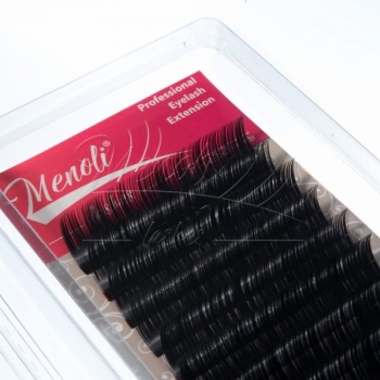Cílios Menoli Lashes Espessura 0.10mm 12 Linhas fio a fio