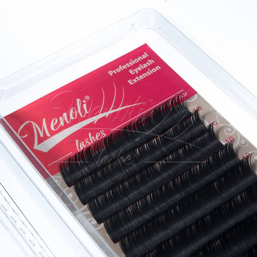 Cílios Menoli Lashes Elipse 0.25mm 12 Linhas fio a fio