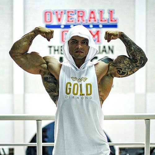 REGATA DRY FIT CAVADA COM CAPUZ GOLD DIAMOND - BRANCA